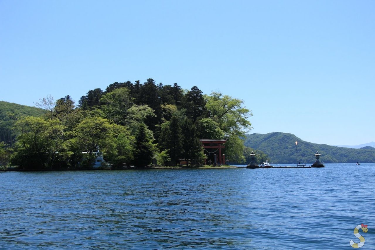 信濃町、野尻湖の琵琶島