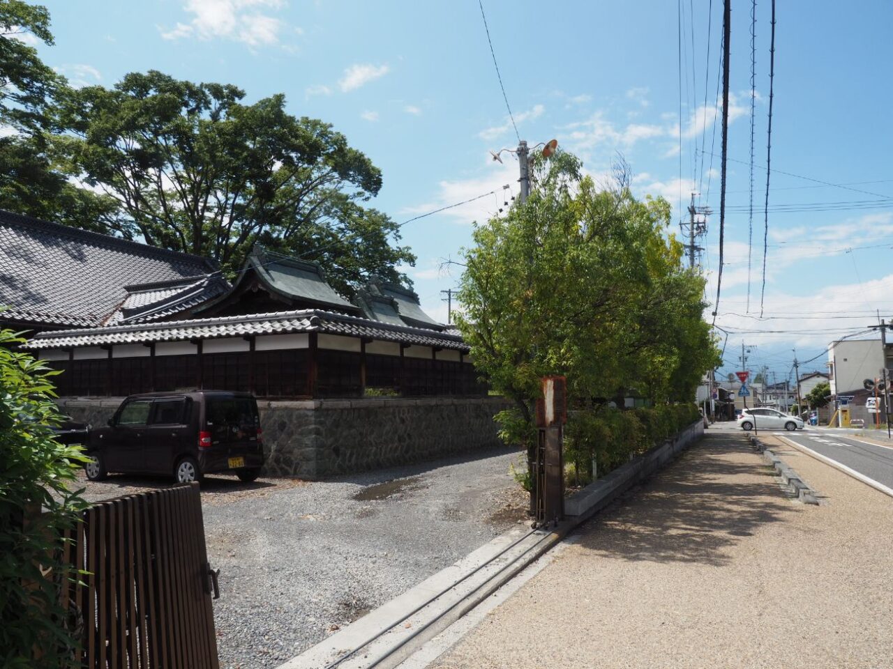松本城の総堀跡