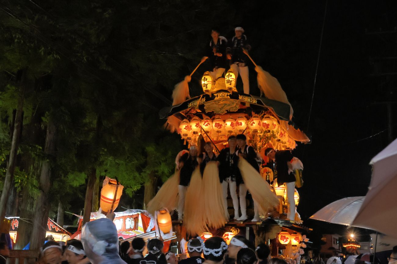 塩尻市勇壮な祭りをレポート！阿禮神社例大祭