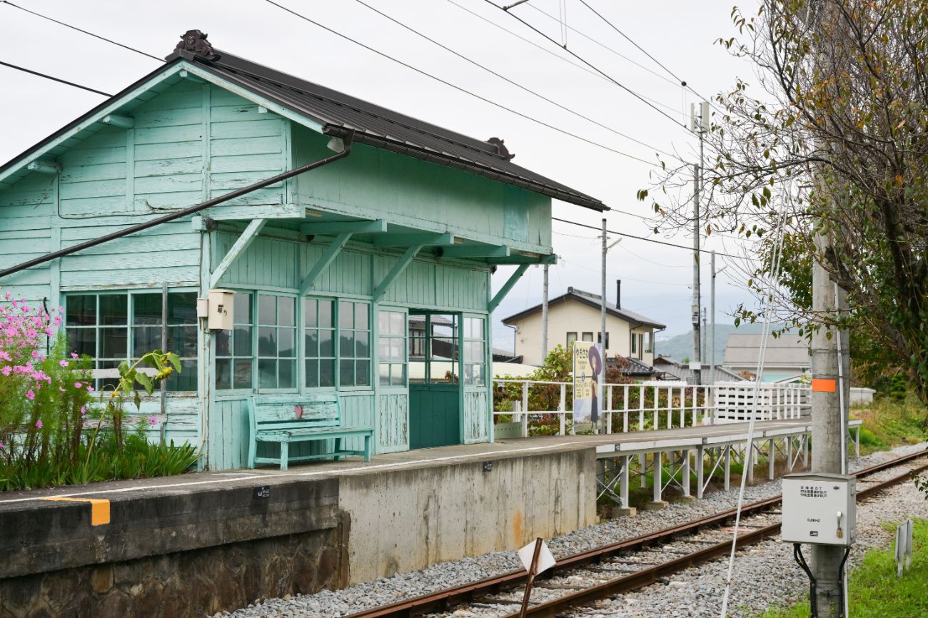 上田市映画ロケ地めぐり｜八木沢駅